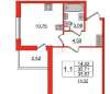 Сдам 1-комнатную квартиру, пр-т Будённого 21к1, 32.7 м²
