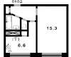 Сдам 1-комнатную квартиру, Богатырский проспект 5к3, 29 м²