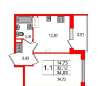 Сдам 1-комнатную квартиру, Верхне-Каменская ул. 11к1, 31.5 м²