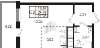 Сдам студию, Комендантский пр-т 66к1, 27.5 м²