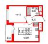 Сдам 1-комнатную квартиру, Арцеуловская аллея 17, 32 м²