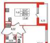 Сдам 1-комнатную квартиру, ул. Ивана Куликова 3к1, 38.4 м²