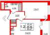 Сдам 2-комнатную квартиру, Арцеуловская аллея 17, 40 м²