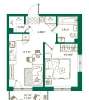 Сдам 1-комнатную квартиру, Ленинградская обл. Ломоносовский р-н Аннинское городское поселение городской пос. Новоселье Большая Балтийская ул. 10к1, 34.7 м²