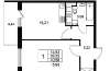 Сдам 1-комнатную квартиру, Арцеуловская аллея 23к1, 38.3 м²
