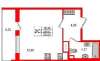 Сдам студию, Арцеуловская аллея 17, 28.2 м²