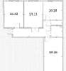 Сдам 3-комнатную квартиру в Санкт-Петербурге, м. Ломоносовская, ул. Седова 61, 75 м²
